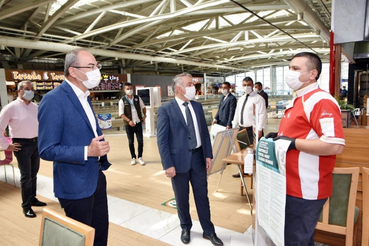 KTO ile Tarım Orman M&uuml;d&uuml;rl&uuml;ğ&uuml;&rsquo;nden AVM&rsquo;de Covd-19 denetimi