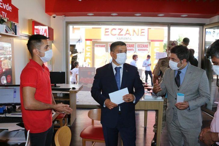 Kaymakam Mehmetbeyoğlu’ndan korona virüs denetimi G4