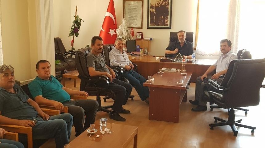 Karakırık ve Karag&uuml;l Yortan Belediye başkanı Şık&rsquo;ın sorunlarını dinledi