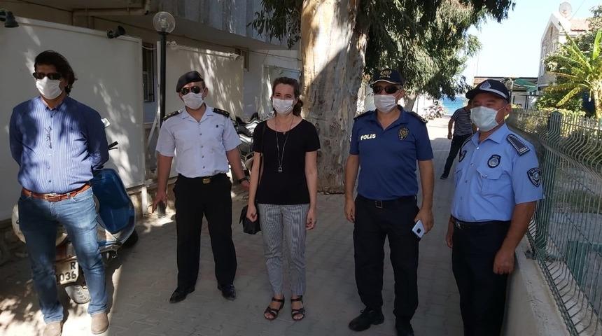 Datça’da Korona virüs denetimi yapıldı