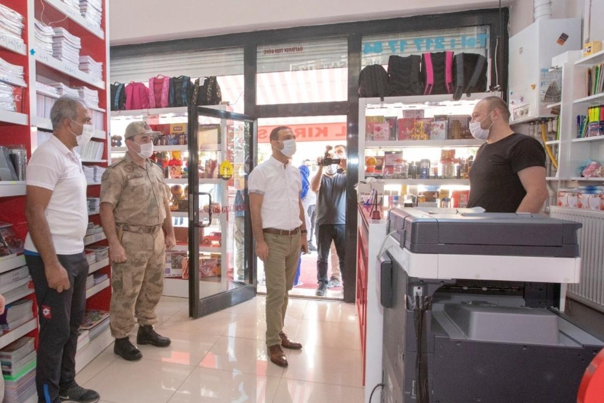 Kaymakam Aslan korona vir&uuml;s denetimlerine katıldı