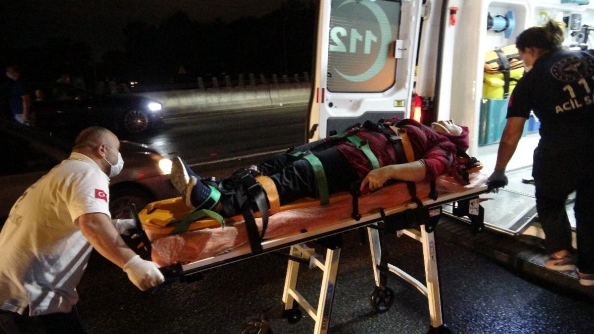 D100 Karayolu&rsquo;nda 3 ara&ccedil; &ccedil;arpıştı: 1 yaralı