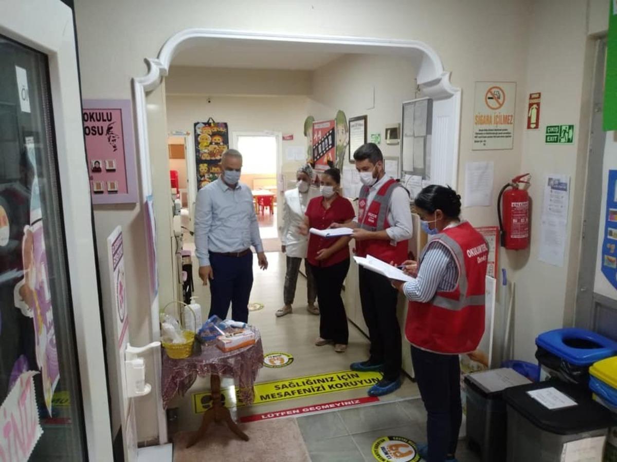 Ş&uuml;kran &Ouml;ney Anaokulunda hijyen denetimi yapıldı