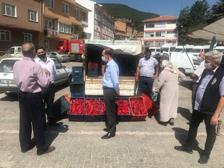 Şaphane pazarında sıkı denetim G2