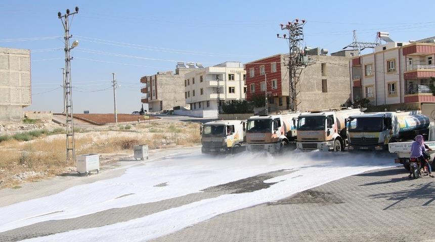 Haliliye’de hijyen çalışmaları sürüyor