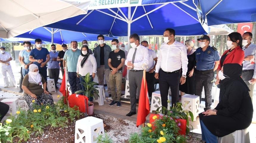 Toroslar’da şehitler için mevlit okutuldu