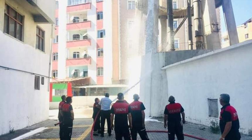 İtfaiye personelinin eğitimi devam ediyor