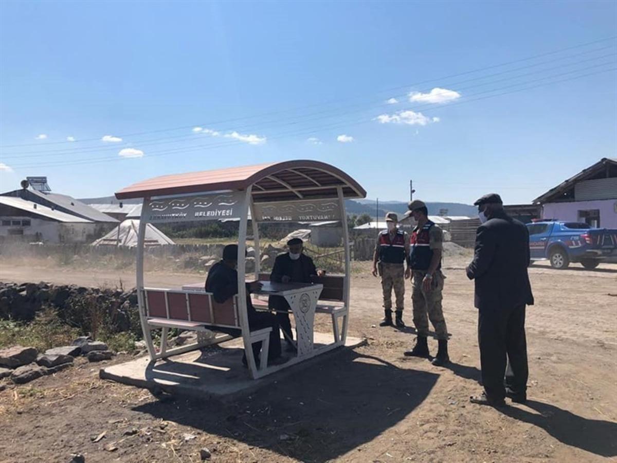 Ardahan&rsquo;da maske, mesafe ve hijyen denetimi