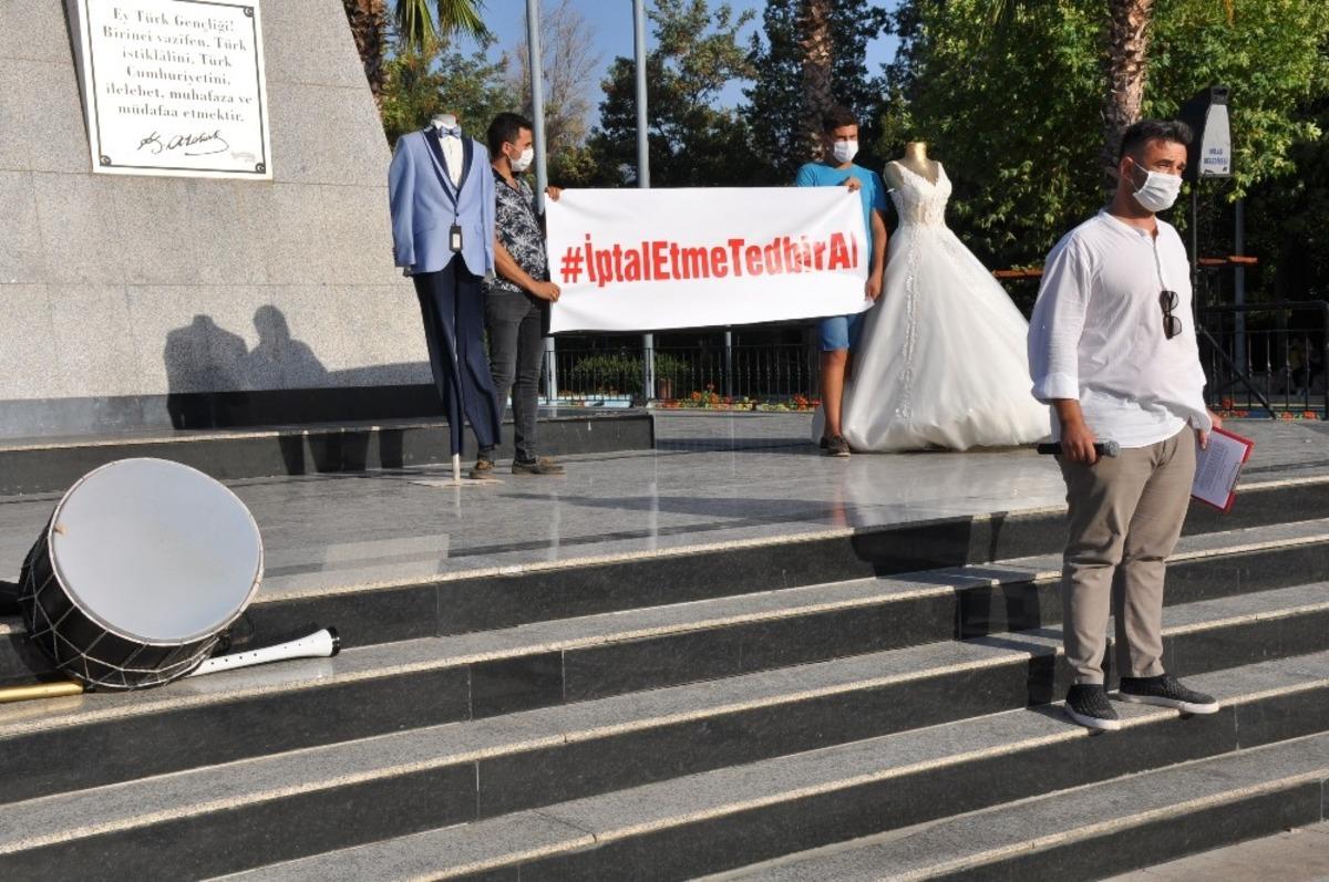 Milas&rsquo;ta d&uuml;ğ&uuml;nc&uuml;lerin ilgin&ccedil; eylemi