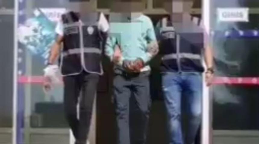 Fıstık hırsızlığı g&uuml;venlik kamerasında