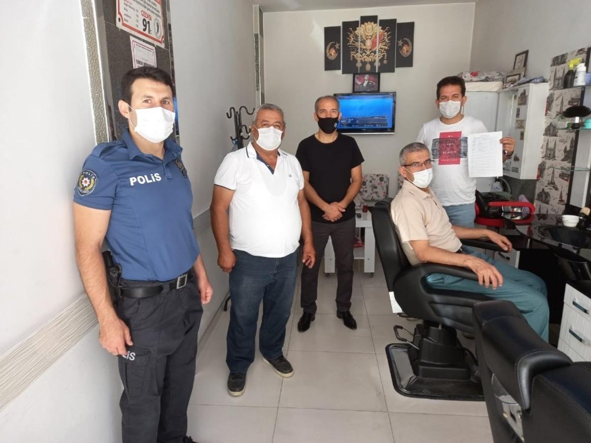 Korkuteli&rsquo;nde Covid-19 denetimleri