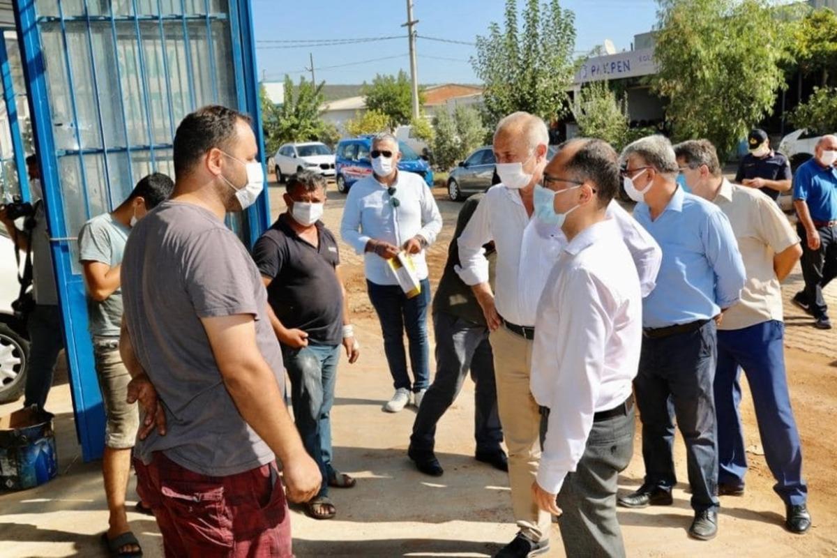Didim Sanayi Sitesi&rsquo;nde Korona vir&uuml;s demetimi