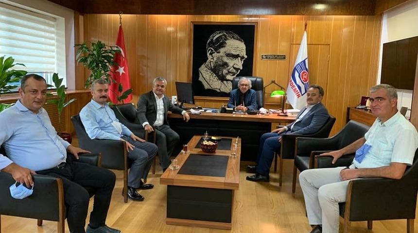 AK Parti heyetinden Genel Müdürü Utkanlar’a ziyaret