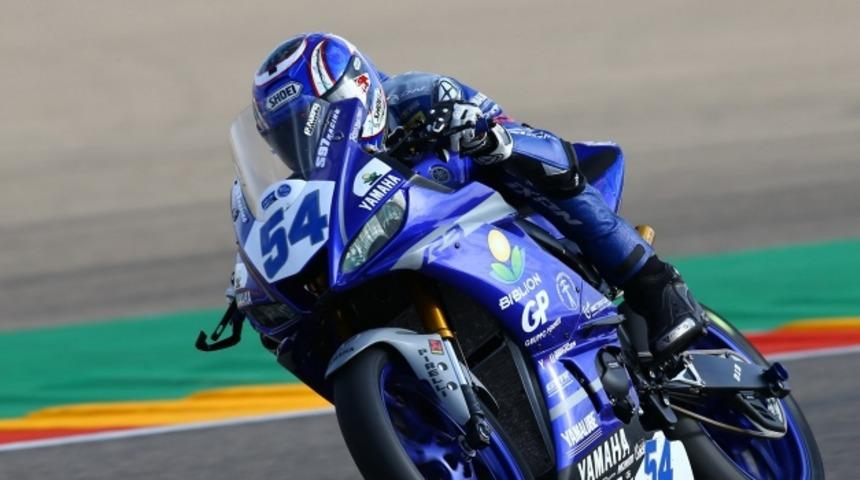 Milli motosikletçi Bahattin Sofuoğlu, İspanya'da ikinci oldu