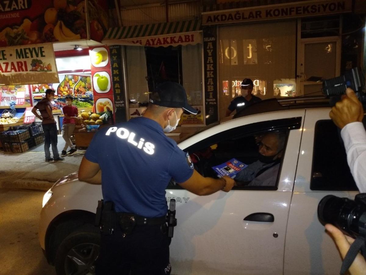 Karasu&rsquo;da 8 ayrı noktada 70 polis ile denetim