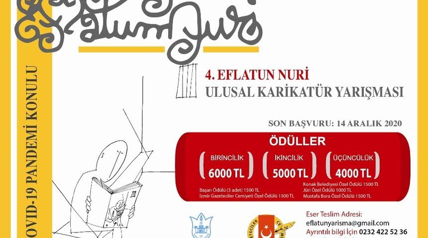 4. Eflatun Nuri Ulusal Karikat&uuml;r Yarışması başlıyor
