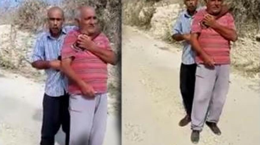 Muhtar, greyder operatörünü rehin aldı, görüntüler paylaşılınca...