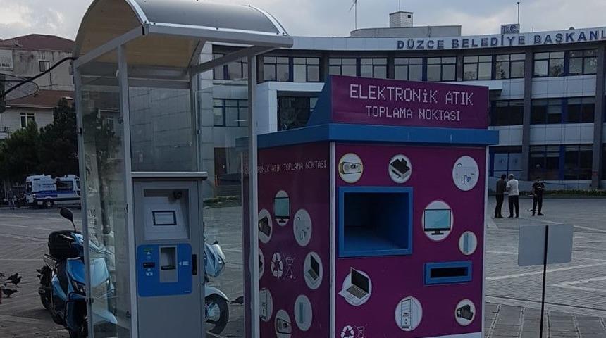 D&uuml;zce&rsquo;de kent kart dolum cihazları hizmete girdi