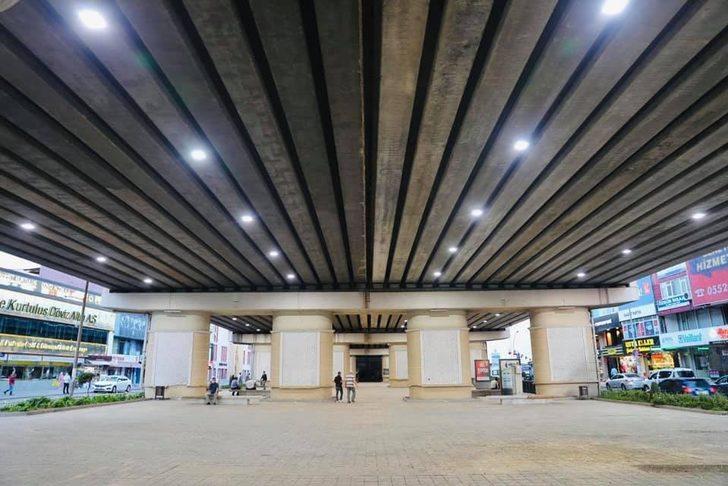 Viyadük altı ışıl ışıl oldu G1