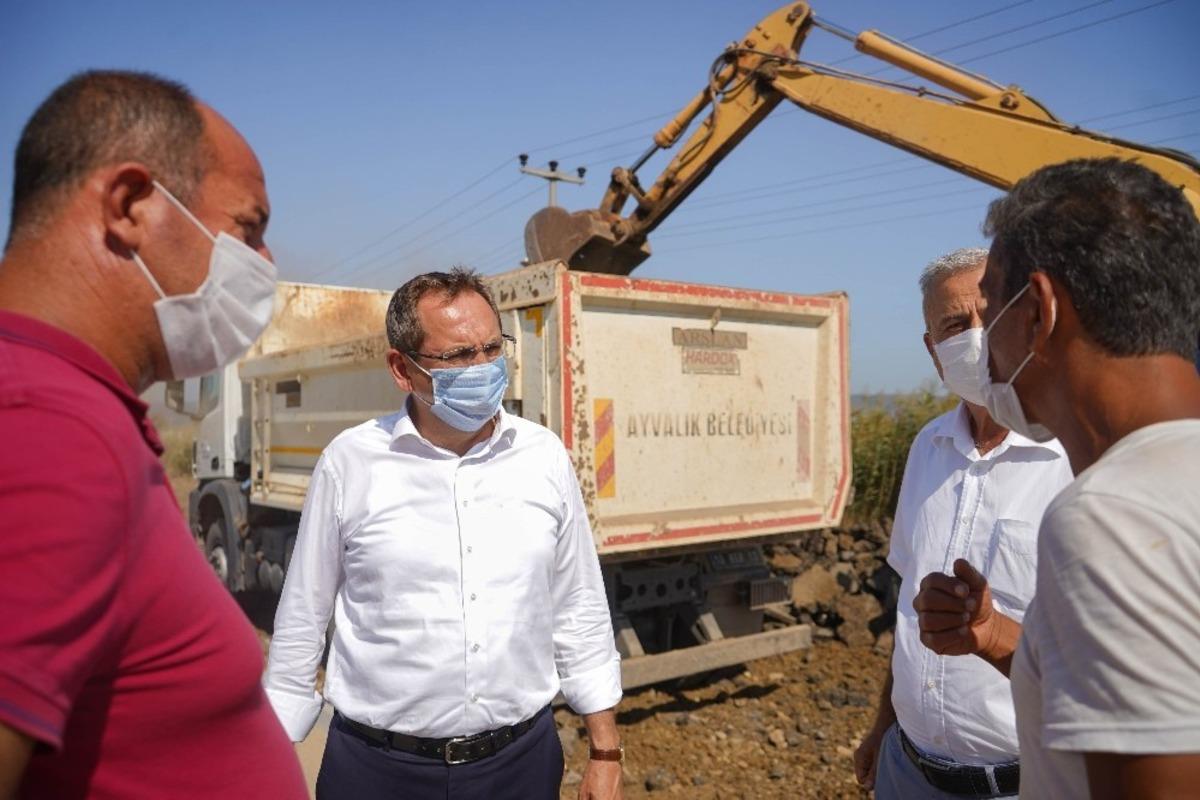 Ayvalık&rsquo;ta 72 kilometrelik yol hamlesi