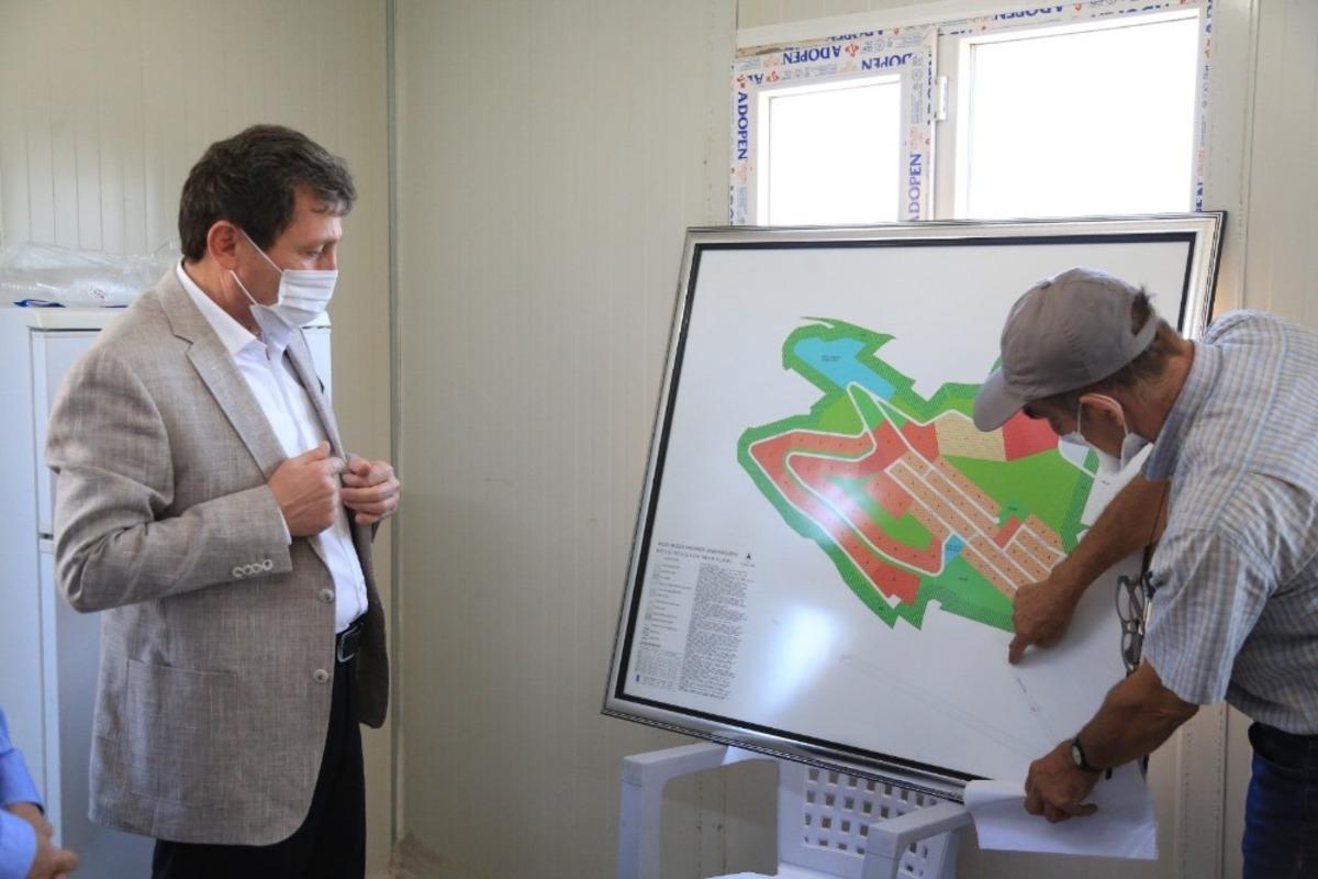 Vali Orhan Tavlı Milas OSB alanında incelemede bulundu