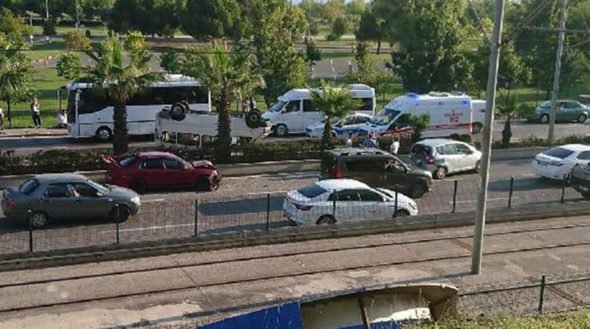 Samsun'da zincirleme kaza: 12 yaralı