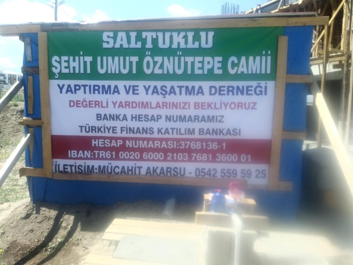 Ezan sesini duyamayan Saltuklu sakinleri, &ccedil;areyi mahallelerine cami yaptırmakta buldu