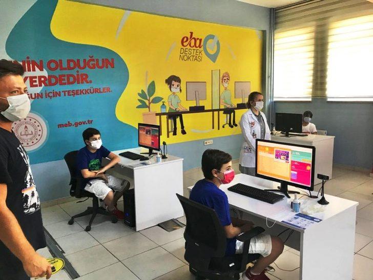 Düzce’deki imkanı olmayan öğrenciler için EBA destek noktası G2