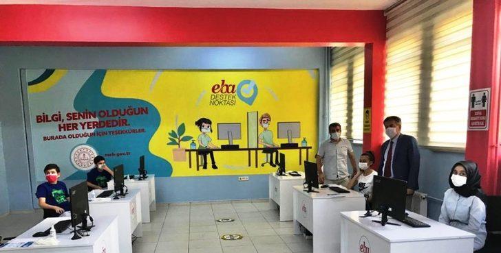 Düzce’deki imkanı olmayan öğrenciler için EBA destek noktası G3