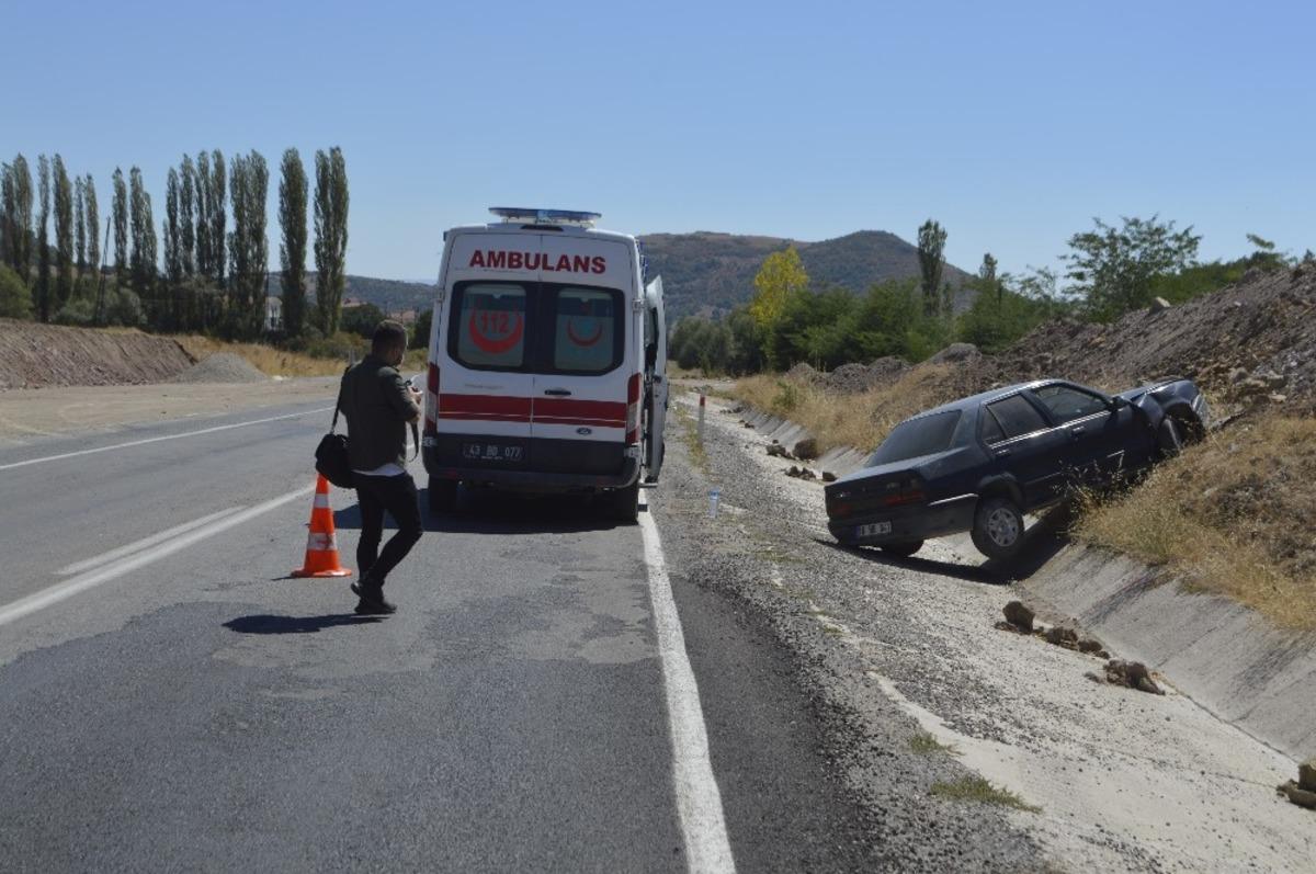 Tavşanlı&rsquo;da trafik kazası, 3 yaralı