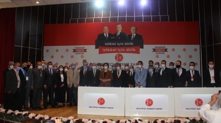 MHP Altındağ İl&ccedil;e Teşkilatında Başkan yeniden Emin Sıtkı Aktaş