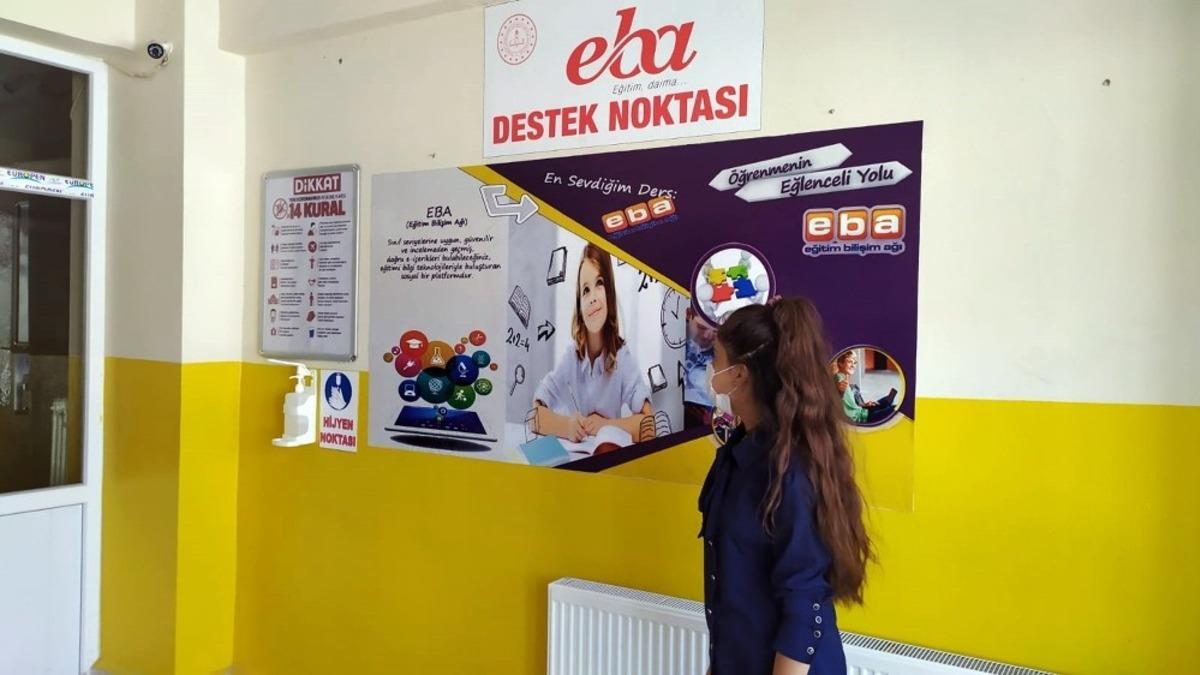 Adilcevaz&rsquo;daki 3 okulda EBA destek noktası kuruldu