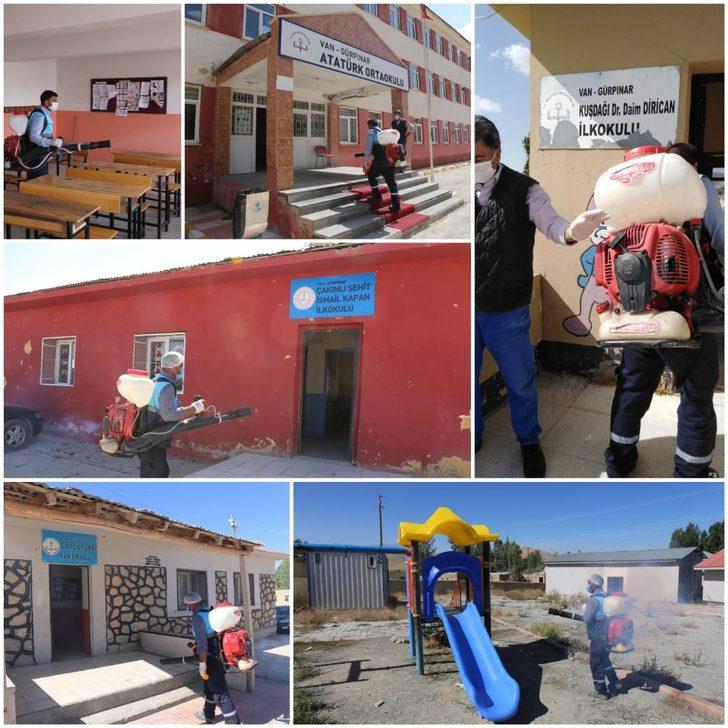 Gürpınar Belediyesi yüz yüze eğitim öncesi okulları hazır hale getiriyor G5