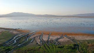 Marmara Gölü'nde kahreden görüntü!