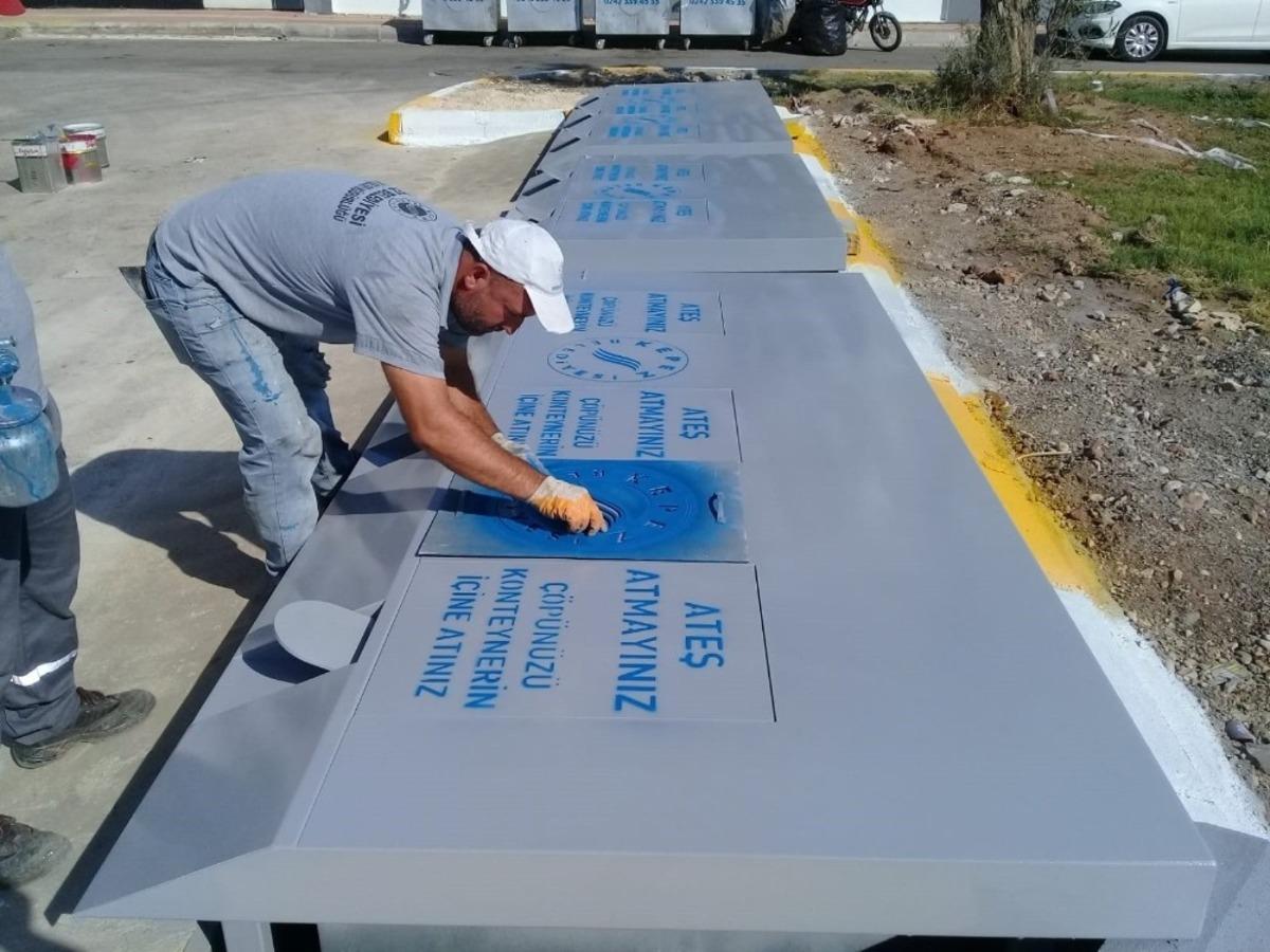 Kepez&rsquo;de konteynerler yer altına alınıyor