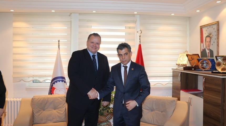 Hırvatistan Ankara Büyükelçisi, SANKON Genel Merkezini ziyaret etti