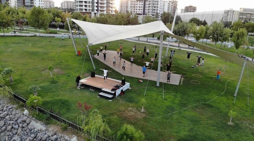 Atat&uuml;rk Kent Park&rsquo;ta spor etkinliği