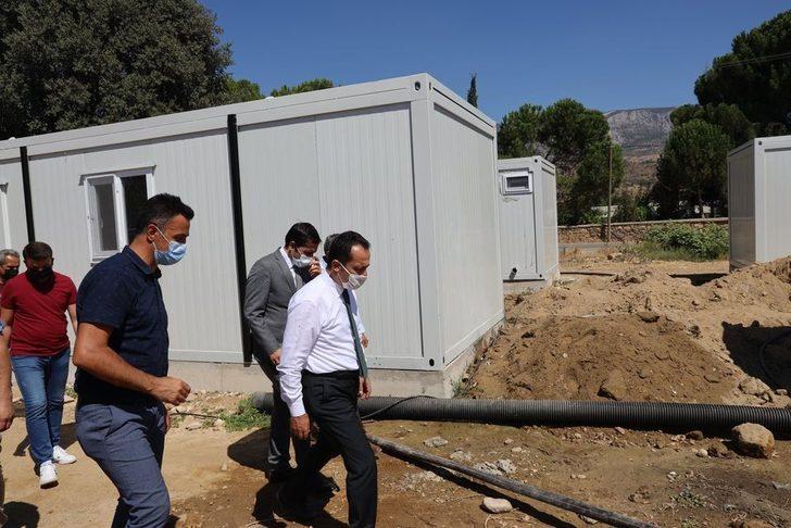 Mevsimlik tarım işçileri için hazırlanan konteyner kent tamamlandı G3