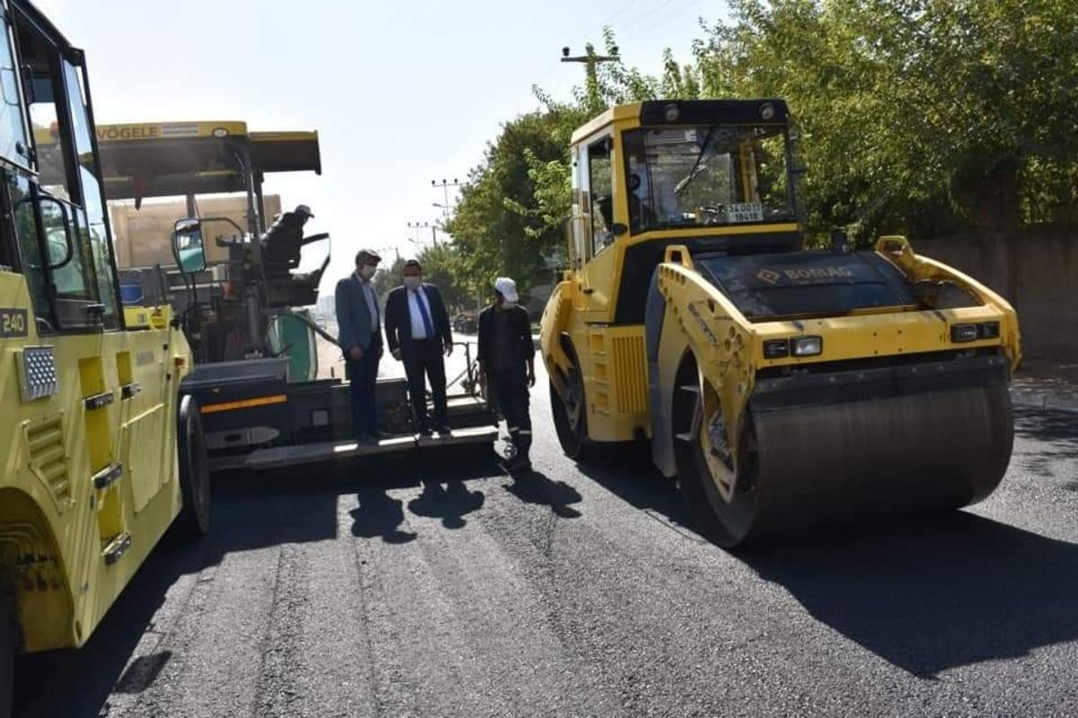 Bağlar&rsquo;da yol yapım &ccedil;alışmaları devam ediyor