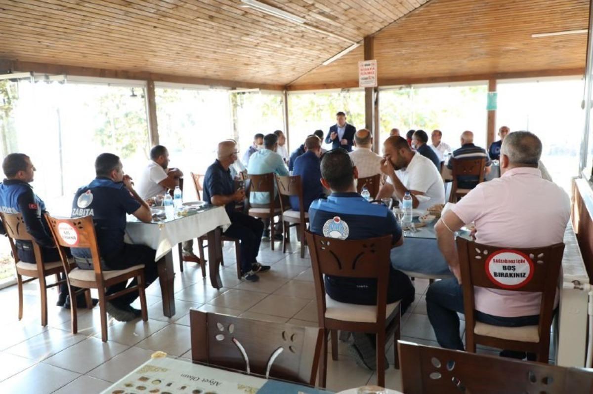 Başkan Şayir, zabıta personelini ağırladı