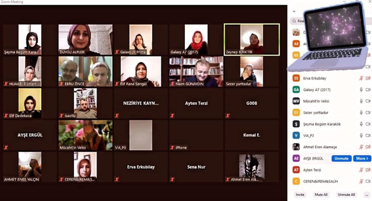 &Ouml;ğrenci velileri ile online toplantı yapıldı