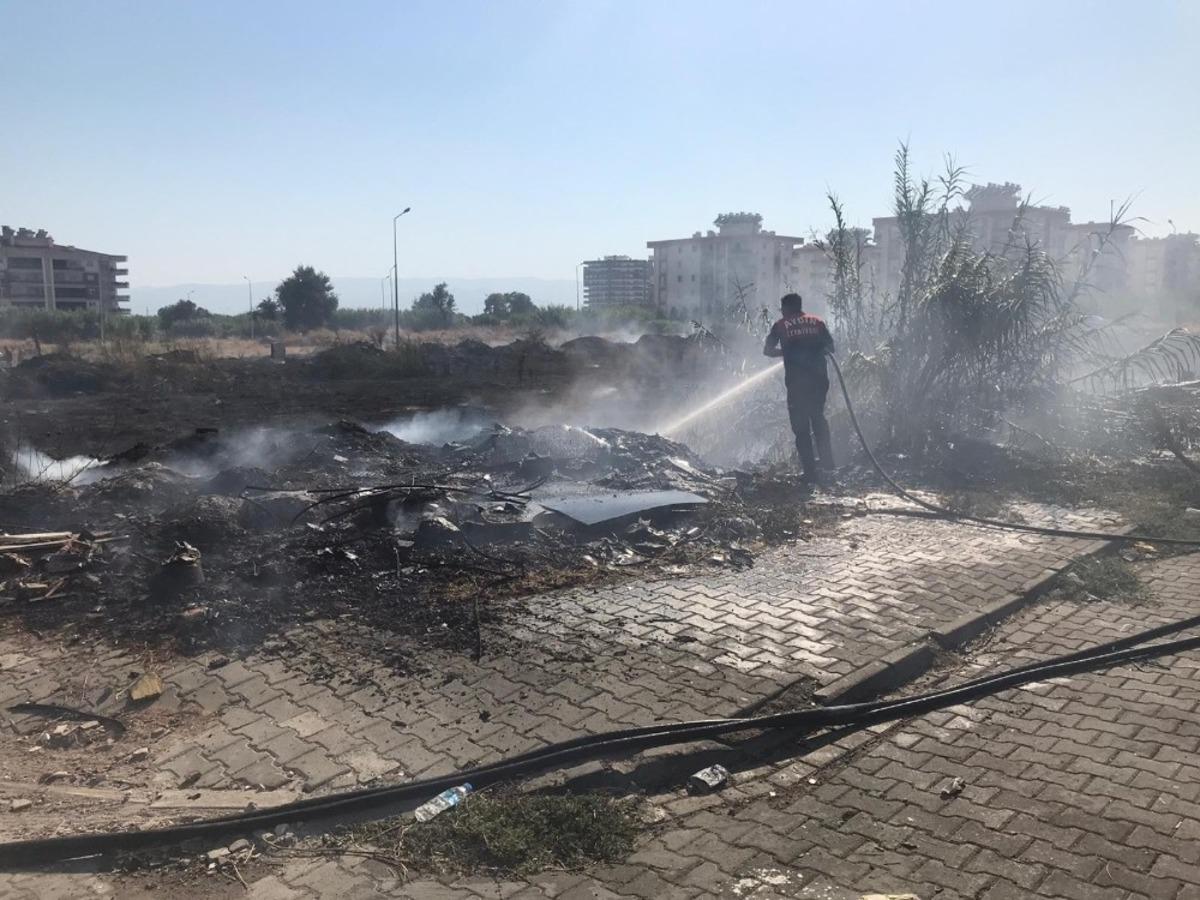 Aydın Sanayi Sitesi&rsquo;nde yangın paniği