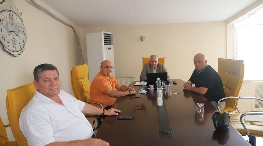 Başkan Tuncay Şahin AB toplantısında