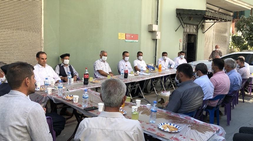 Başkan Dağtekin k&ouml;y muhtarlarıyla bir araya geldi