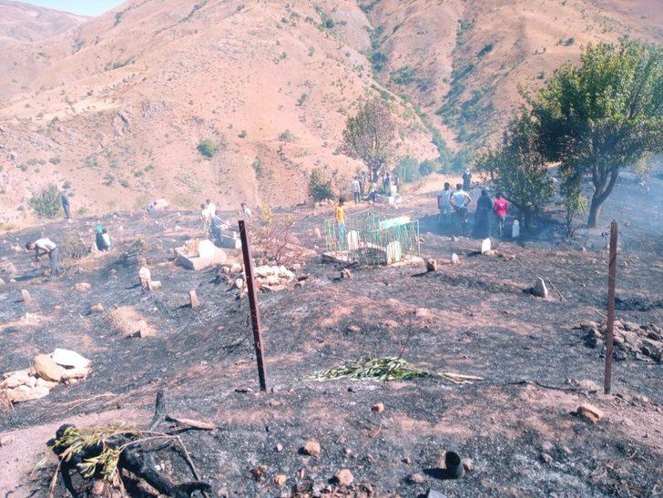 Hakkari’de korkutan yangın G3