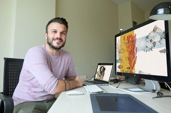 Çocuklar için resimlediği kitapla ödül kazandı G1