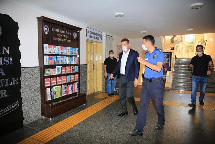 Kaymakam Ürkmezer emniyetteki çalışmaları yerinde inceledi G4