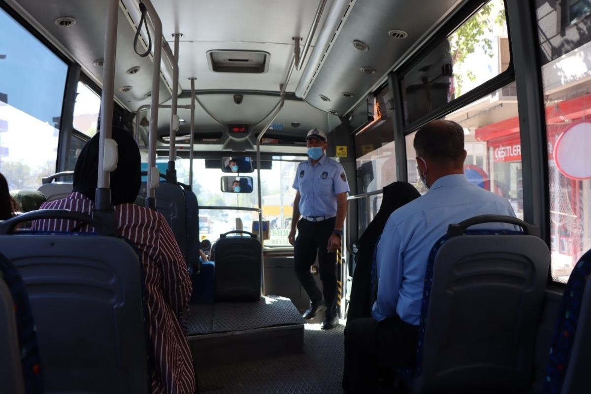 Şanlıurfa&rsquo;da toplu taşıma ara&ccedil;larında denetim