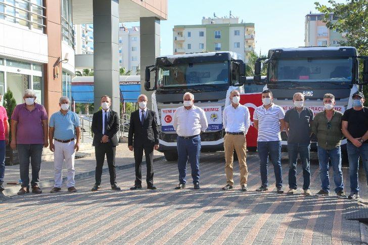 Erdemli Belediyesi, araç filosuna 5 yerli üretim kamyon ekledi G1