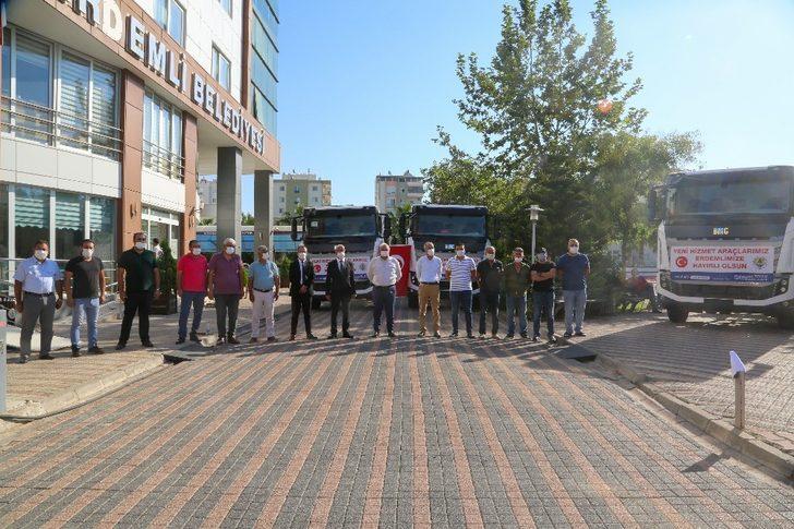 Erdemli Belediyesi, araç filosuna 5 yerli üretim kamyon ekledi G3